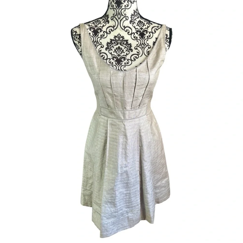 a line asymmetrical dress Ever-Pretty Pleated V-Neck 3/4 Sleeves Asymmetrical Hem Cocktail Dress main image 1